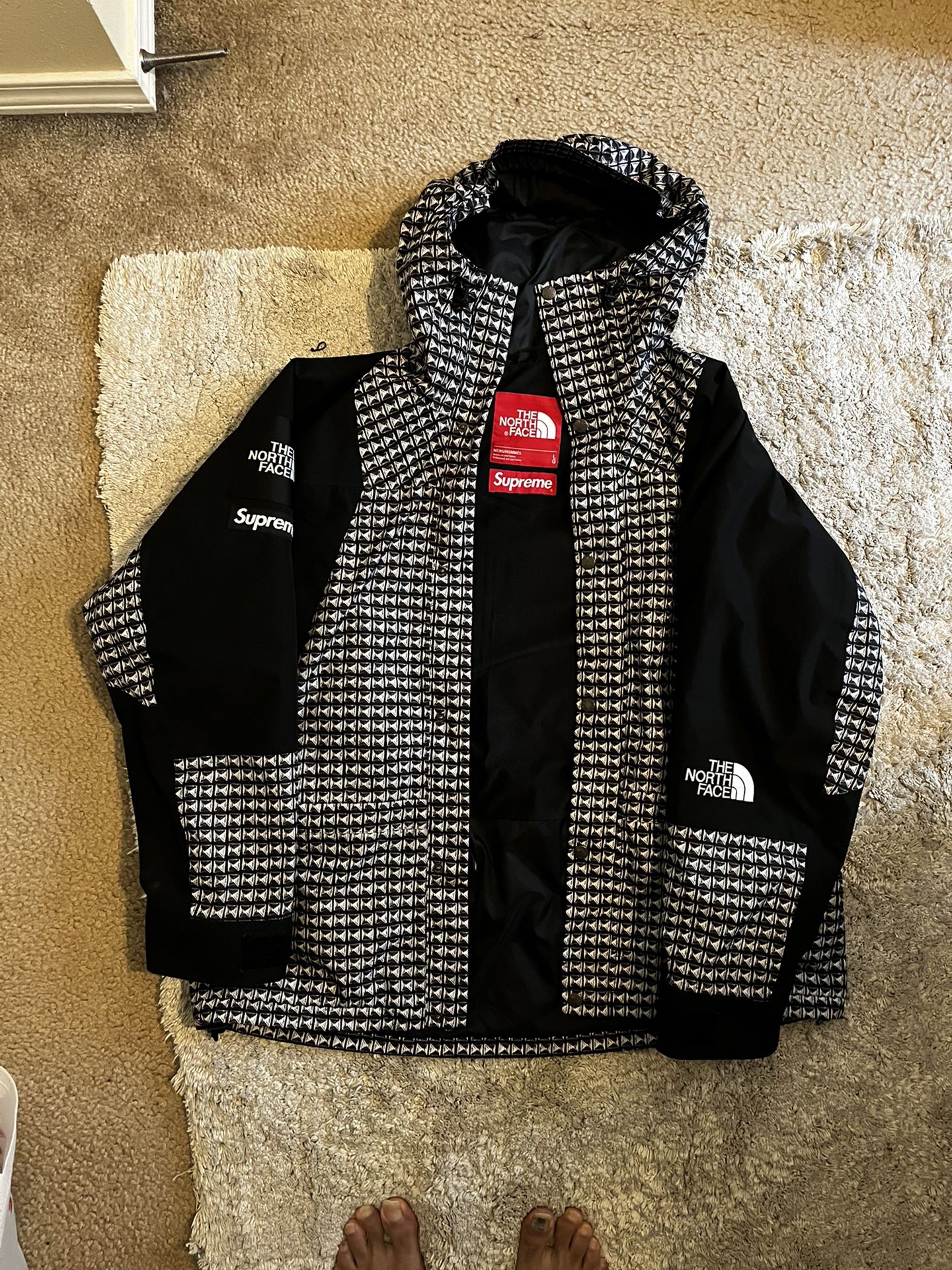 Supreme/The North Face Studded Mountain Light Jacket for Sale in