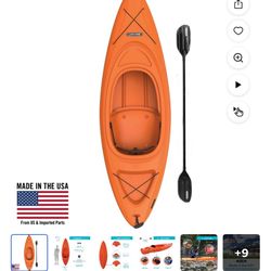 orange kayak 