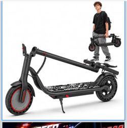 Electric Scooter Adults 10"/8.5" Tires,22/19Mph 500/350W Motor 19/30 Miles Range Dual Suspension Shock Absorption Dual Braking System Portable & Folda