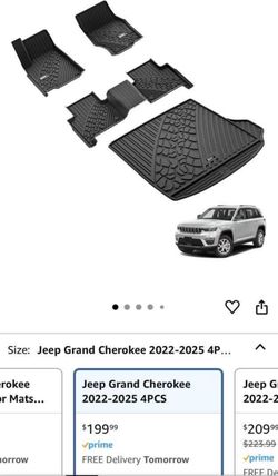 Car Mats-Jeep Grand Cherokee Weather Resistant Floor Mats 2022-2026