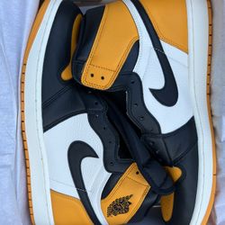 Jordan 1 Taxi Yellow toe  Sz 12.5  Brand new 