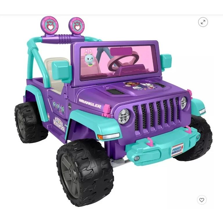 Power Wheels Gabby's Dollhouse Jeep Wrangler