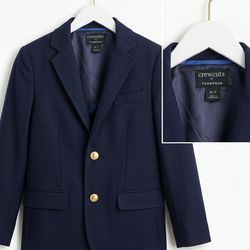 Crewcuts Thompson Navy Blazer with Gold buttons