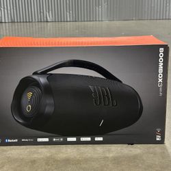 JBL Boombox 3 WiFi Portable Waterproof Bluetooth Speaker - Black