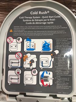 Cold Rush Therapy Ice Machine with Shoulder/Knee Pad