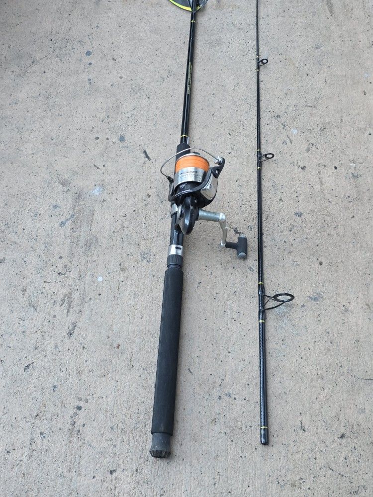 Pfleuger Reel/New Lines/New Black Beauty Rod