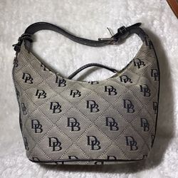Dooney & Bourke Monogram Canvas Black & Gray 