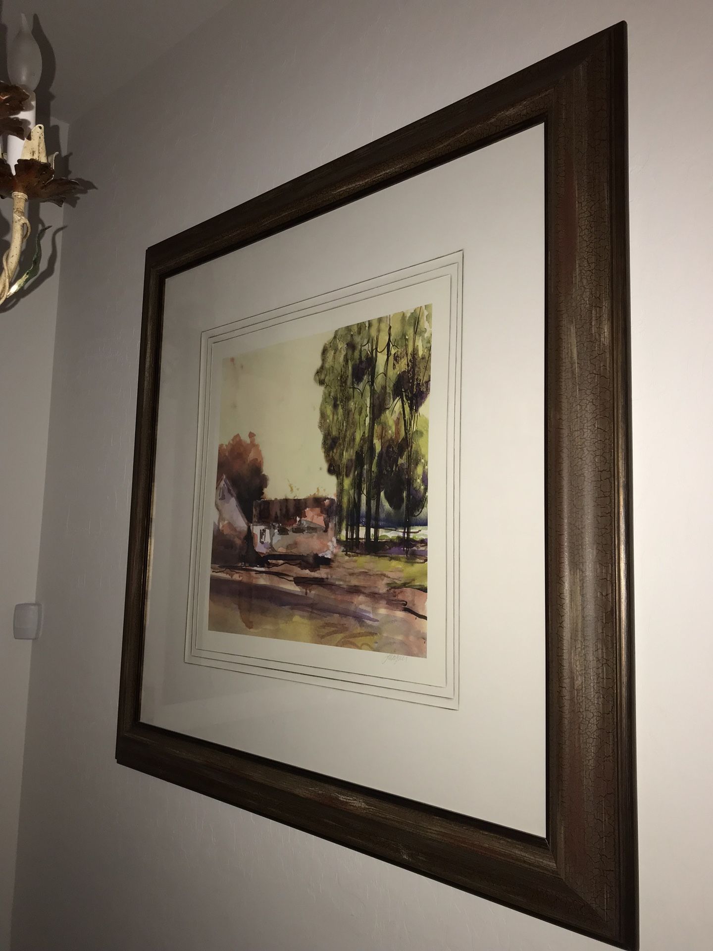 Framed artwork