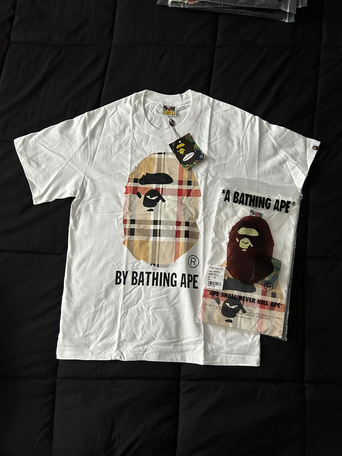 BURBERRY X BAPE TEES