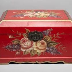 Vintage Hand Painted Chest   