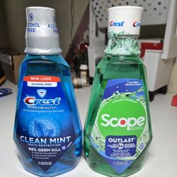 Mouthwash Crest Pro Health Mouthwash 1L Crest Scope Outlast Mouthwash 1L