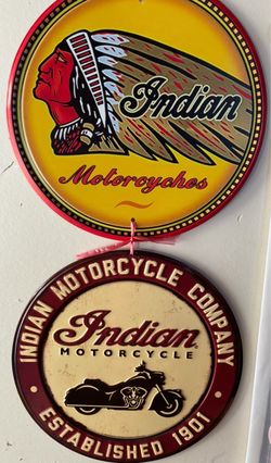 Vintage Indian Tin Signs
