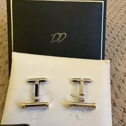 Gold and Silver cufflinks