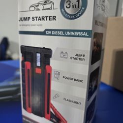 3-in-1 Jump Starter – 12V Universal