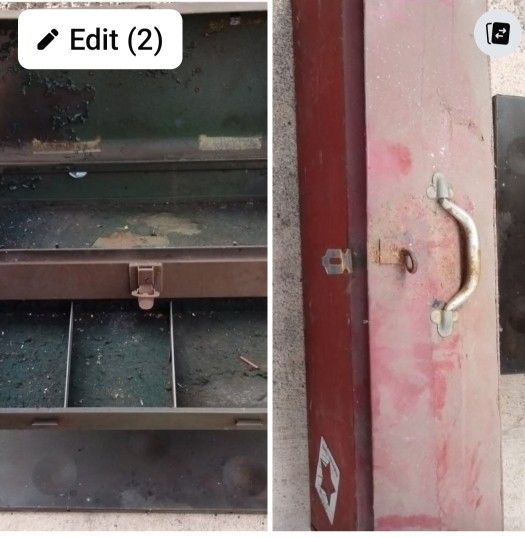 2 Vintage Tool Boxes 