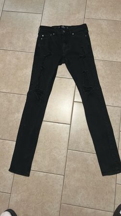 Black Hollister Ripped Jeans (W30 X L32)