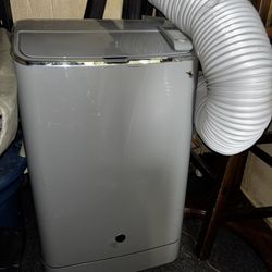 GE® 10,500 BTU Smart Portable Air Conditioner with Dehumidifier and Remote, Grey  