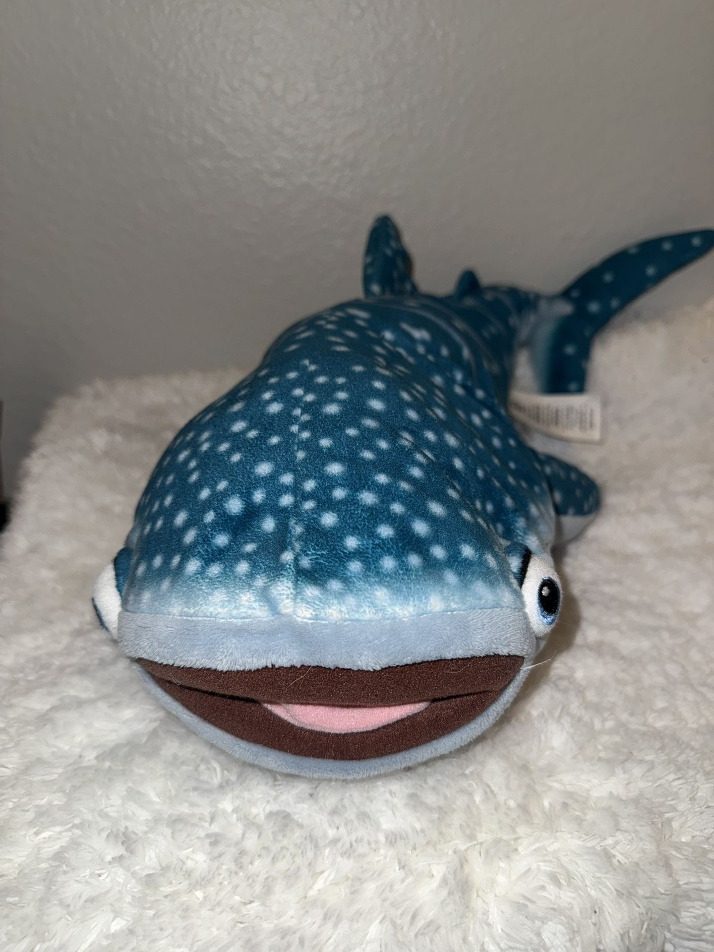 Disney Pixar Finding Dory Plush Destiny Whale Shark Stuffed Animal 22"