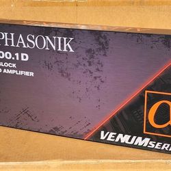 Alphasonik V3000.1D Mono Power Amplifier Subwoofer System 6000 Watts Venum 🚨 Payment Options Available 🚨 No Credit Needed 🚨 