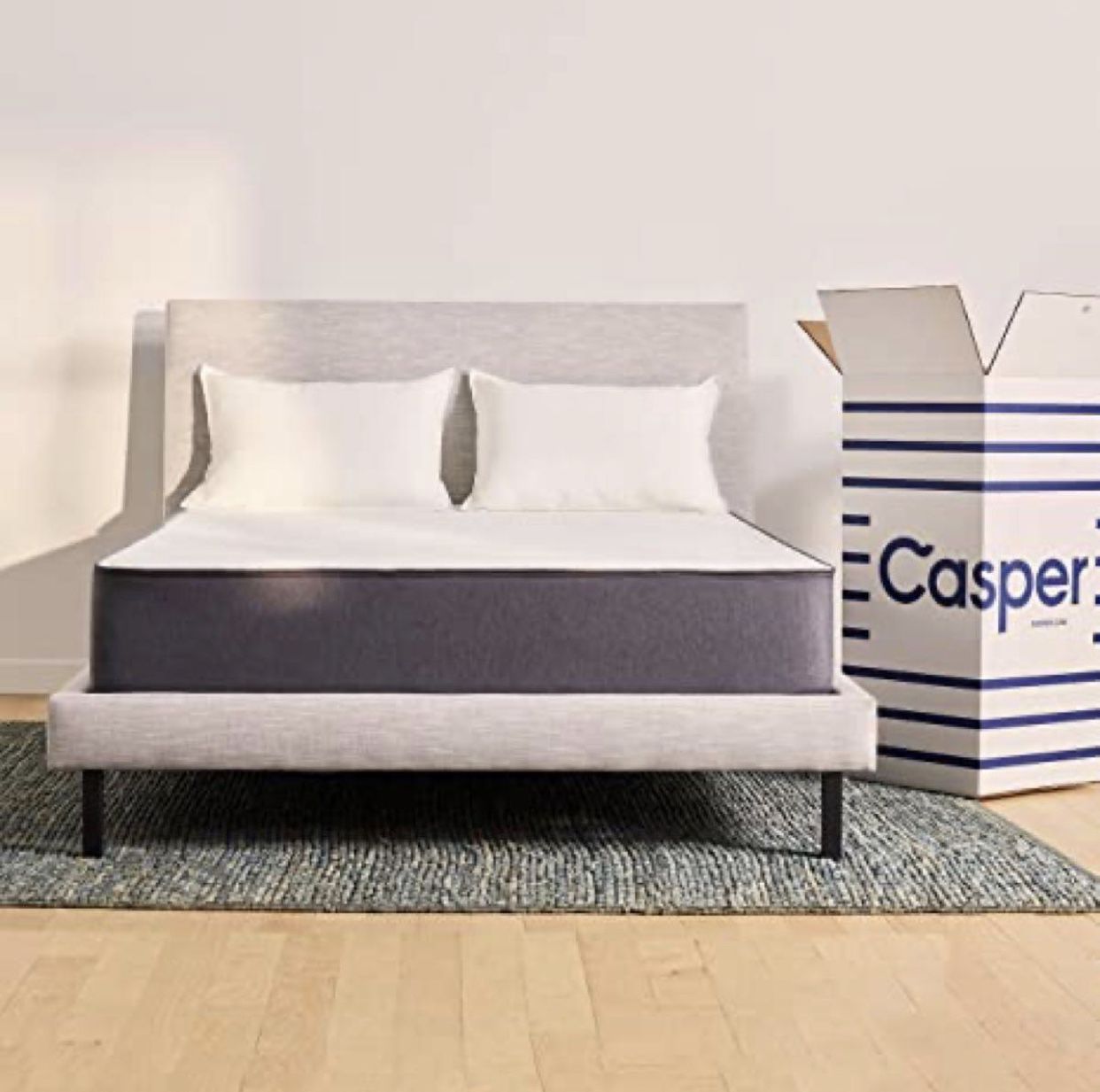 Casper Select 12” King Memory Foam Mattress With Box Spring