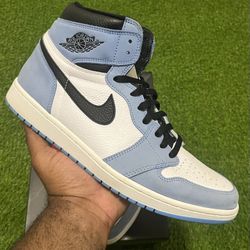 PREOWNED Jordan 1 High Retro University Blue Size 13 Mens 