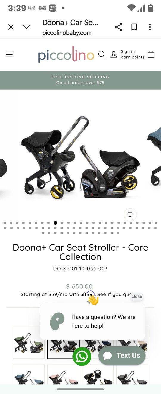 Doona Stroller And Car Seat