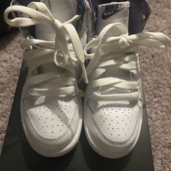 Jordan 1’s High Purple Court Size 12c Excellent Condition W/box 