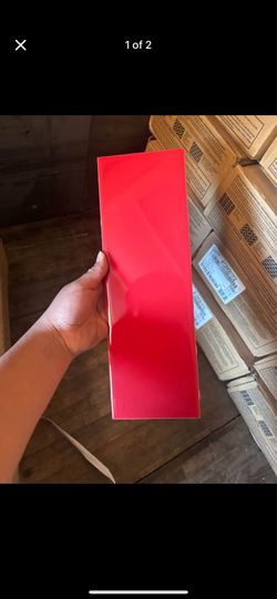 Red ceramic tile