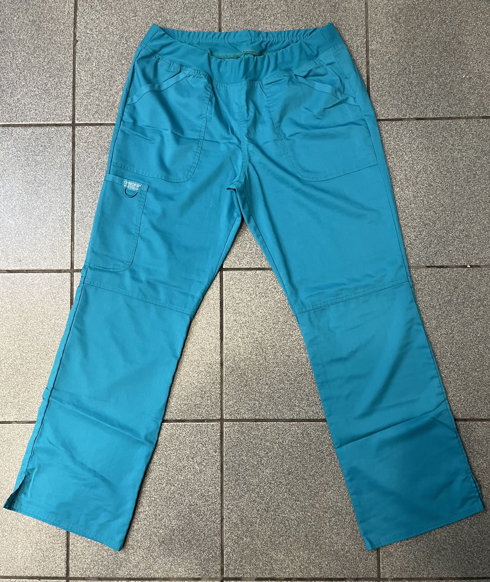 Teal Cherokee scrub bottom