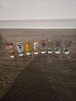Liquor shot glasses