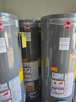 New Water Heater Rheem Performance Free Installation