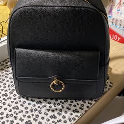 Black Mini Backpack 