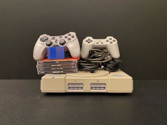 Sony PlayStation 1 Bundle PS1 Console SCPH-9001 Controllers 6 Games Cables Works