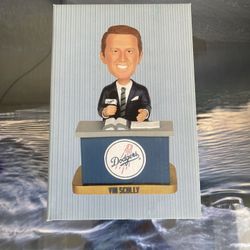 Los Angeles Dodgers 2012 Vin Scully Bobblehead SGA Behind Desk BRAND NEW IN BOX