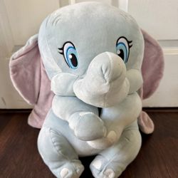Toys-TY Disney Sparkle 16” Beanie Buddy DUMBO the Elephant Stuffed Animal LARGE Plush 