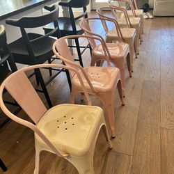6 Dining Chairs (Pink)