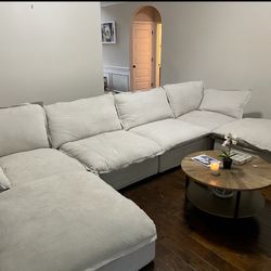 Cream Sectional Sofa $1300