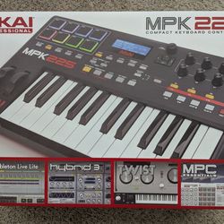 AKAI Professional MPK 225 - USB MIDI Keyboard Controller