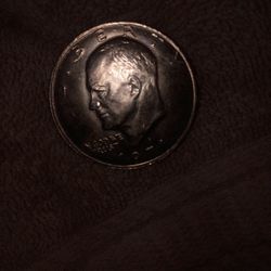 1971 Eisenhower Dollar D Mark 