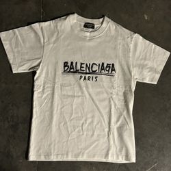 Balenciaga White T Shirt 