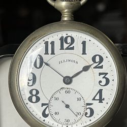 1921 Illinois “Bunn Special Railroad-Grade Lever-Set Pocket Watch