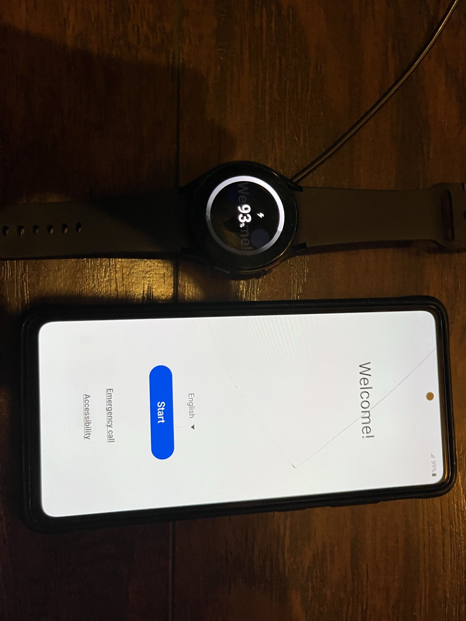Samsung Galaxy S20 FE 5G & Samsung galaxy smart watch series 4
