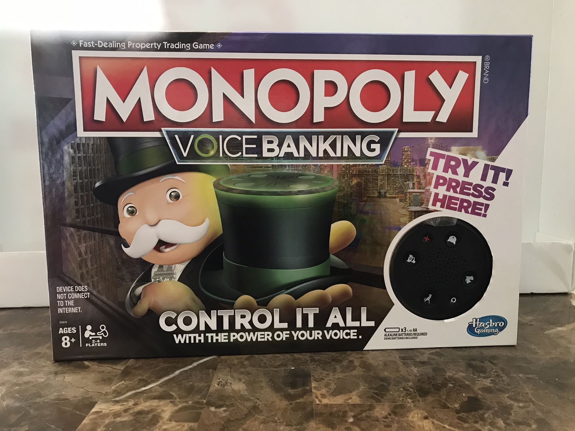 Hasbro Monopoly Voice Banking Board Game