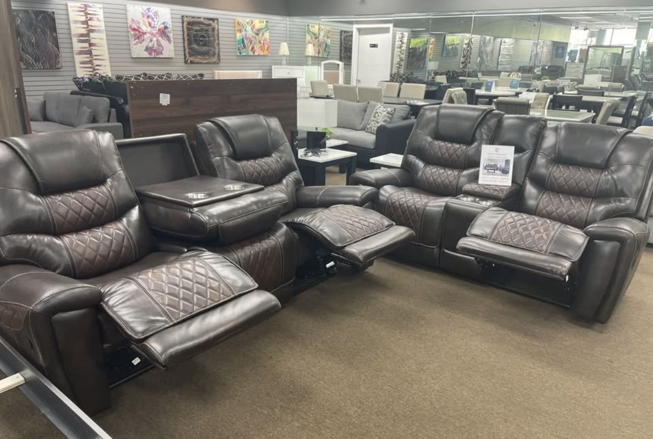 π₯ JUNE PROMO β 2PC TOBACCO RECLINER SET β NOW $1,499! π₯