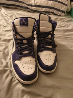 Nike Air Jordan 1 mid sky j purple ( size 12 and taking offers )