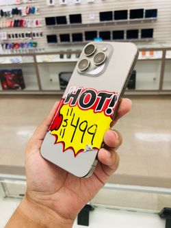 iPhone 15 pro 128gb AT&T cricket