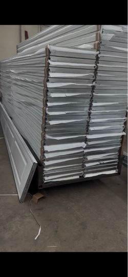 Garage door panels