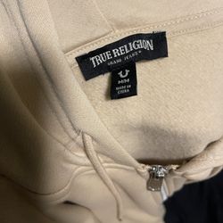 Tan True Religion Zip Up