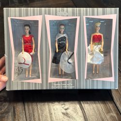 45th anniversary Barbie Figurines 