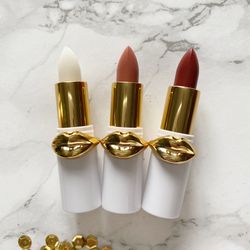 PAT MCGRATH LABS MINI LIP FETISH LIP BALM TRIO 3 X 1.2 g/ 0.042 oz. each sealed